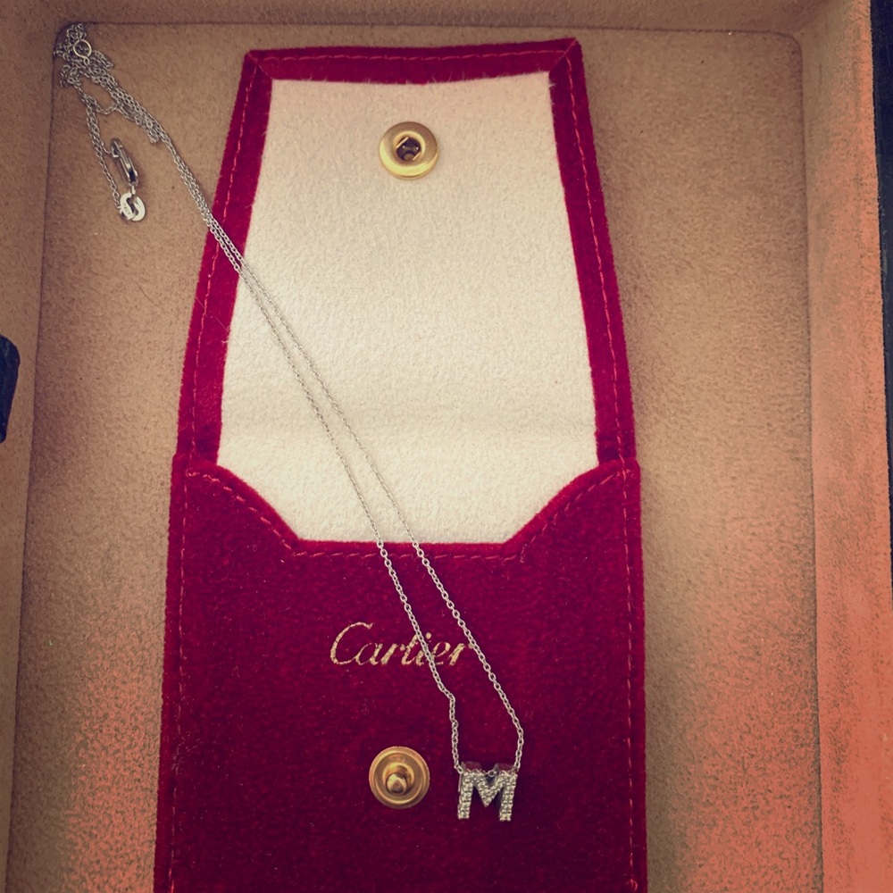 Roberto Coin initial necklace